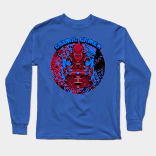 Cosmic Gamer Graphic Long Sleeve T-Shirt